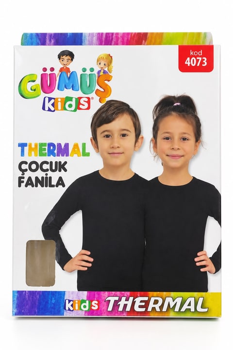Gümüş 4073 Çocuk Termal Uzun Kollu Üst